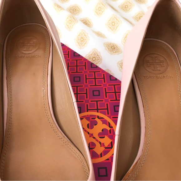 Tory Burch Pink Block Heels - Picture 8 of 9